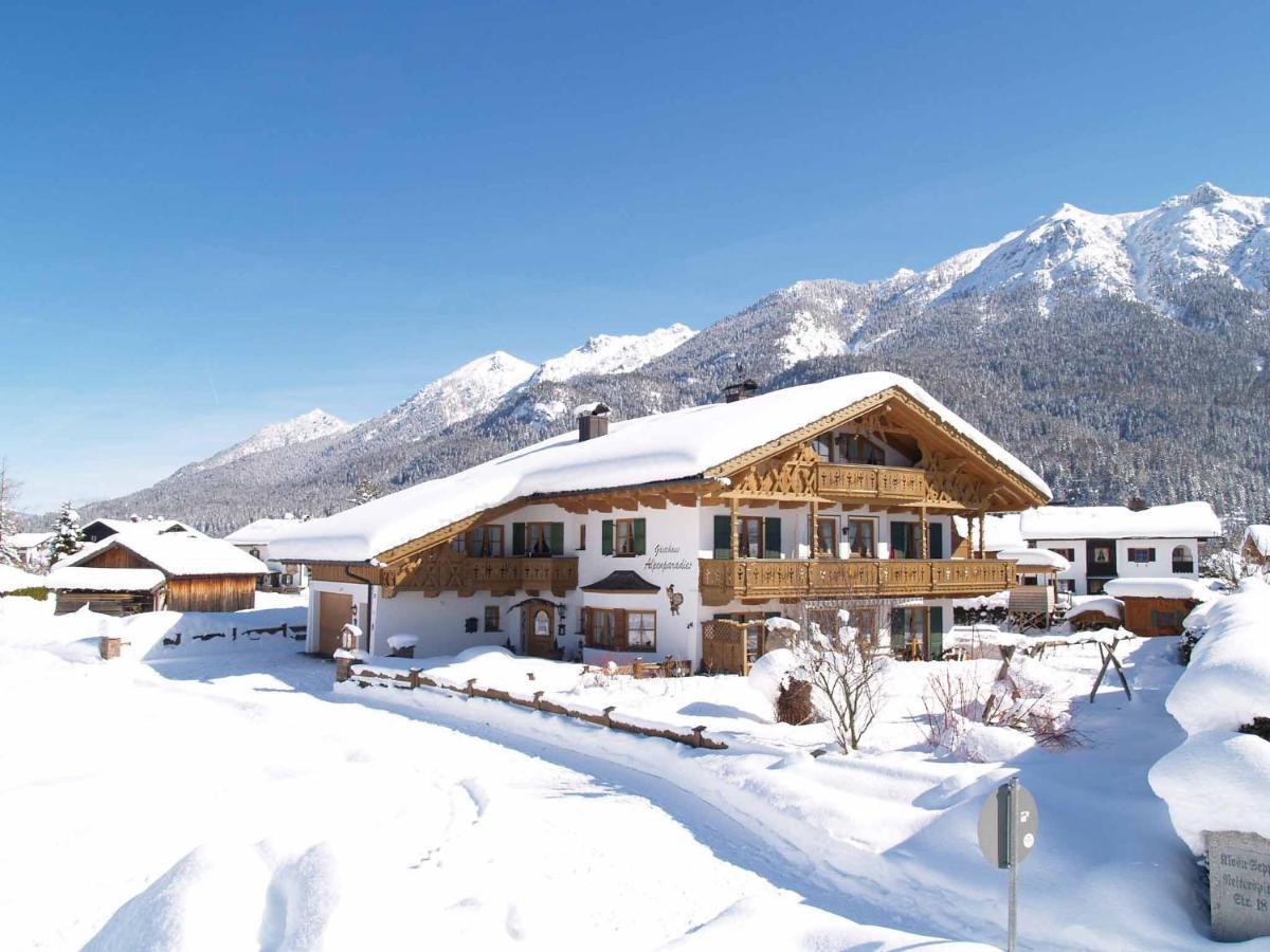 Gaestehaus Alpenparadies Krün Eksteriør bilde